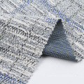 2021 tissu textiles de gros textiles teints en tissu jacard jacard jacquard tissus et vêtements en tricot bleu